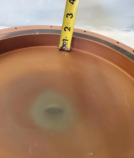 Used AMAT Al/Nd SPUTTERING TARGET 13 INCH DIAMETER .250 INCH THICK