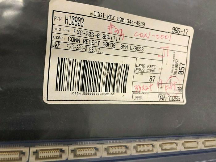 Used FX6-20S-0 CONN RECEPT 20POS