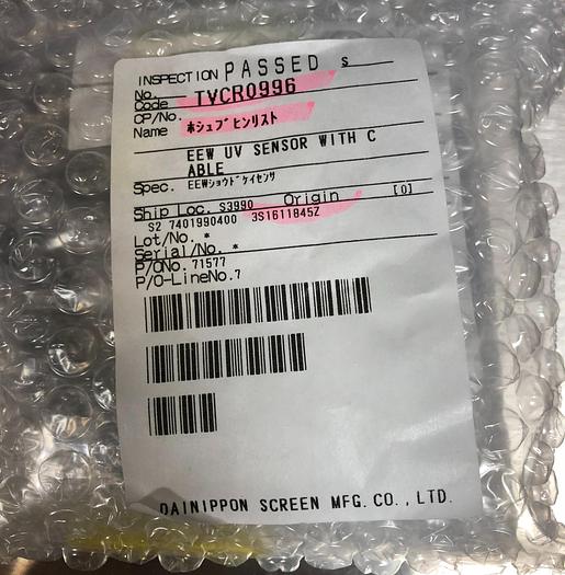 Used EEW UV SENSOR WITH CABLE TVCR0996  