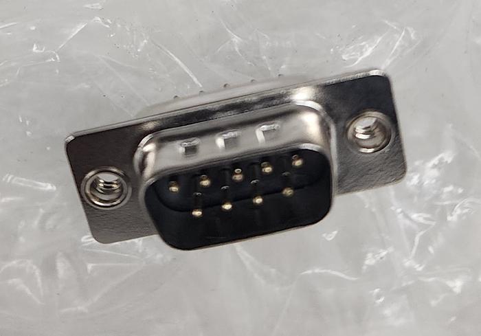 Used DIGI-KEY 738-17 KI3155 CONN DSUB PLUG 9POS PNL MNT SLDR