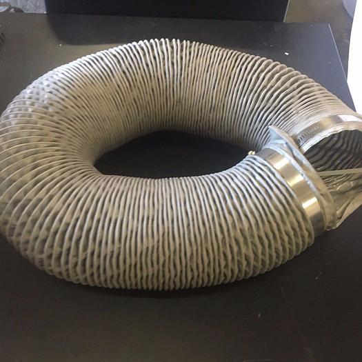 Used 3'' HEAVY DUTY WITH STAINLESS CLAMPS 20''  6 FT LONG