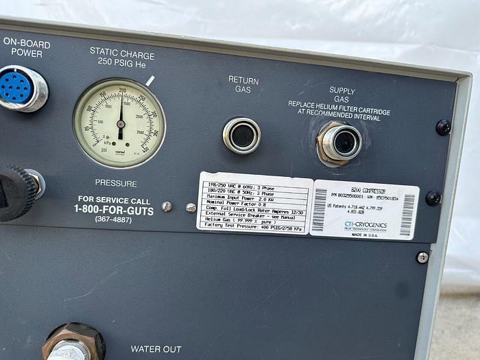 Used CTI CRYOGENICS 8200 COMPRESSOR
