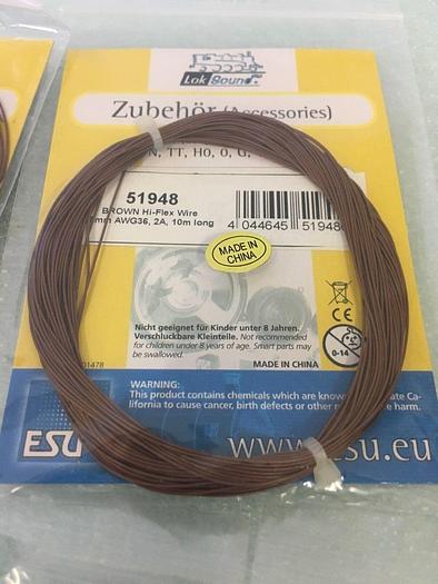 Used LOKSOUND 51948 BROWN HI-FLEX WIRE