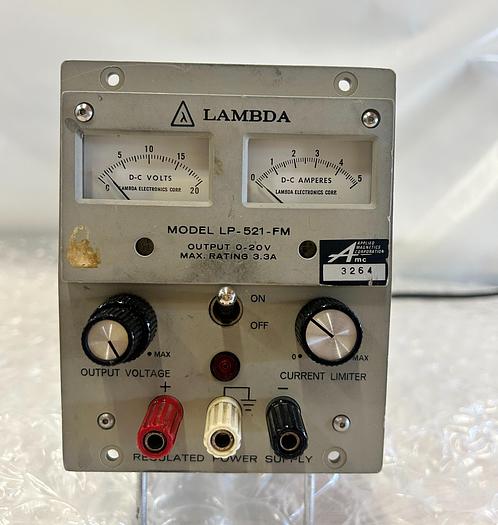 Used LAMBDA POWER SUPPLY LP-521-FM