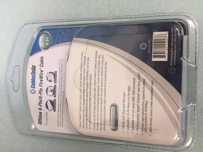 Used 2M ULTIMA 6-PIN Fire Wire Cable