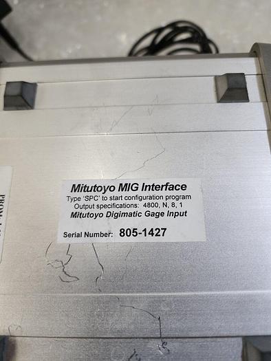 MITUTOYO MIG-2B DATA TRANSFER DEVICE