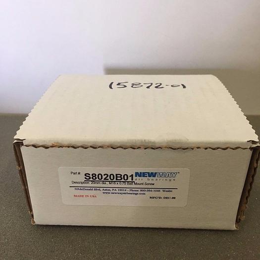 Used NEWWAY S8020B01 20mm dia. M16x.75 Ball mount screw