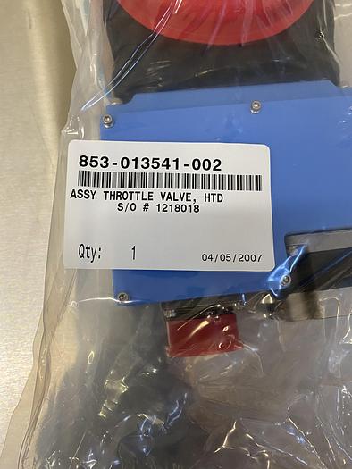 Used 853-013541-002 ASSY THROTTLE VALVE, HTD SO # 1218018