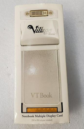 Used VILLAGE TRONIC VT BOOK NOTEBOOK MULTIPLE DISPLAY CARD