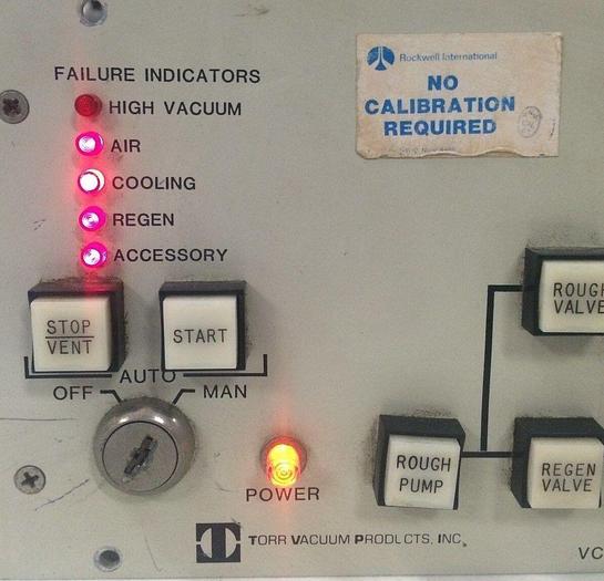 Used Torr Vacuum Prod. VC330 Series