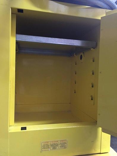 Used Justrite Flammable liquid storage cabinet