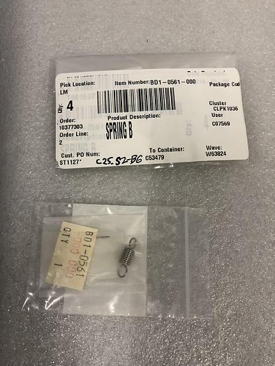 Used SPRING BD1-0561-000 (LOT OF 5)