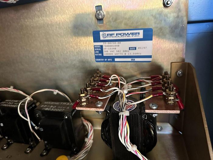 Used RF POWER PRODUCTS 99-00250-00 POWER SUPPLY GENERATOR