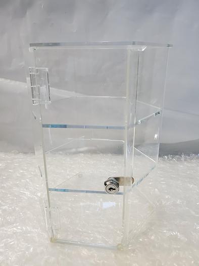 Used 9IN. X 12IN. CLEAR LOCKBOX