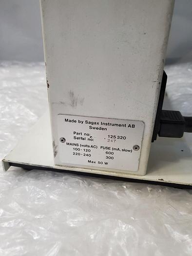 Used SAGAX 125 ELLIPSOMETER MODEL 125 E
