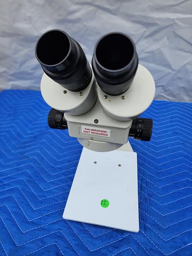 Used MEIJI EMZ 28056 OPTICAL INSPCETION MISCROSCOPE WITH BOOMSTAND 