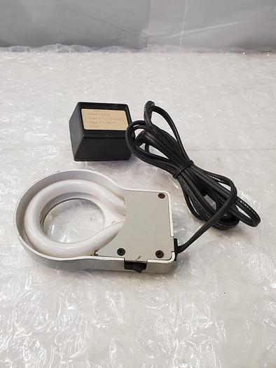 Used TechniQuip PP2-PFluorescent Lamp Microscope Ring Light Illuminator 120V