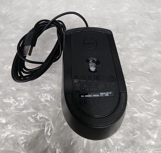 Used DELL 009NK2 BLACK WIRED MOUSE