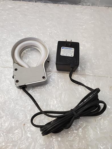 Used TechniQuip PP2-PFluorescent Lamp Microscope Ring Light Illuminator 120V