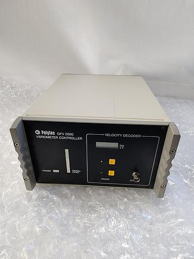 Used POLYTEC OFV 2600 VIBROMETER CONTROLLER