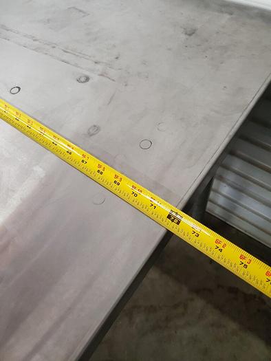 Used STAINLESS STEEL WORKBENCH 72  X 30