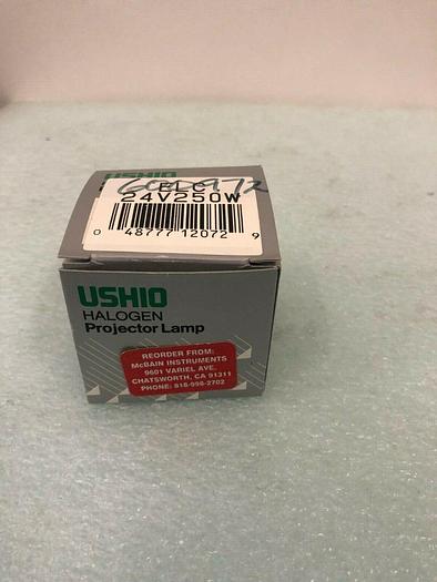 Used USHIO HALOGEN PROJECTOR LAMP 24V250W