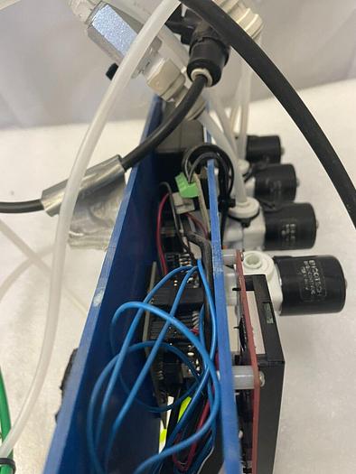 Used PNEUMATIC ACTUATOR WITH FLOW SWITCH, DIGITAL READOUT, ECOTECH VALVE AND KEY INST