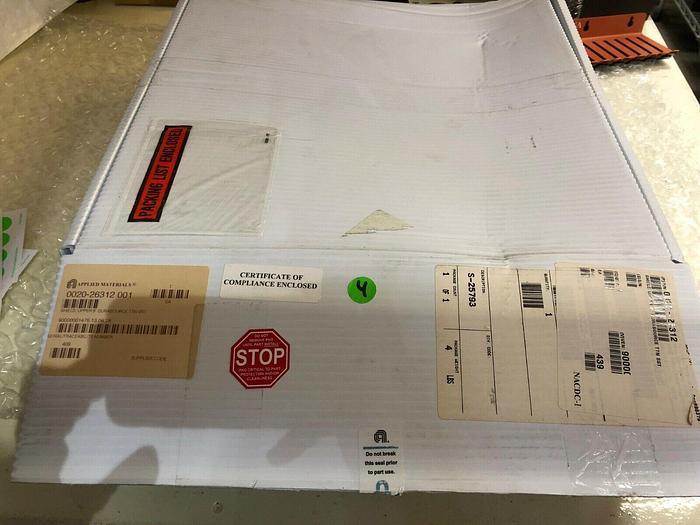 Used AMAT 0020-26312 001 SHIELD, UPPER 8'' DURASOURCE TTN SST