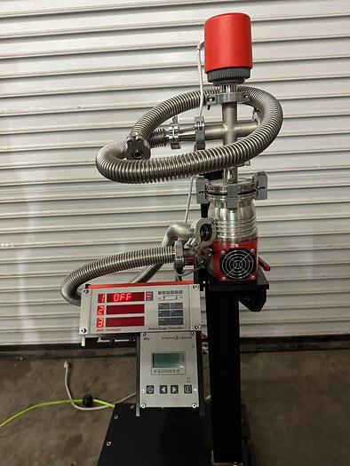 Used PFEIFFER VACUUM PUMP EDWARD GAUGE CONTOLLER , PFEIFFER VACUUM DCU
