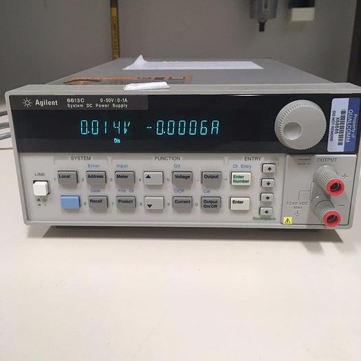 Used AGILENT 6613C 0-50V 0-1A