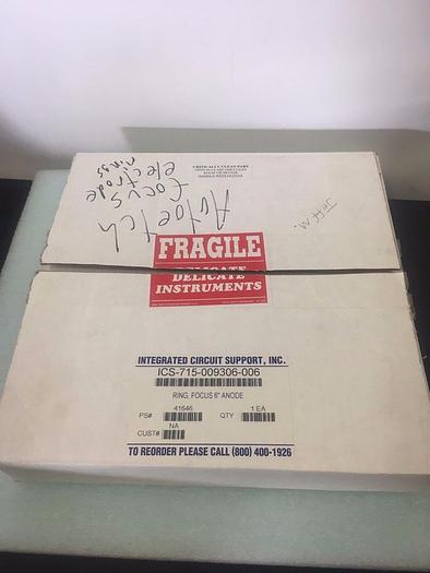 Used ICS-715-009306-006 RING, FOCUS 6'' ANODE
