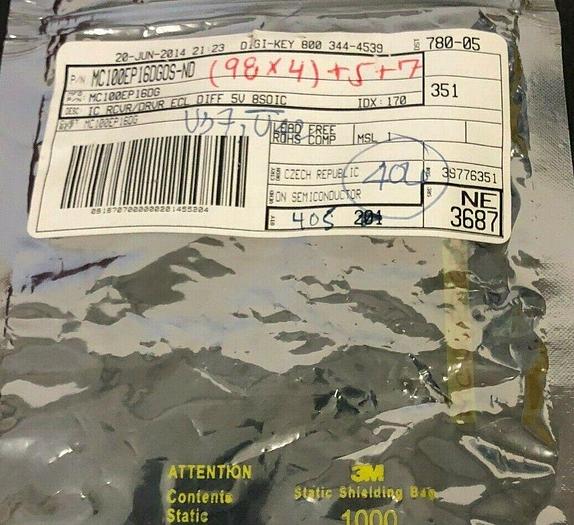 Used MC100EP16DG QTY 43