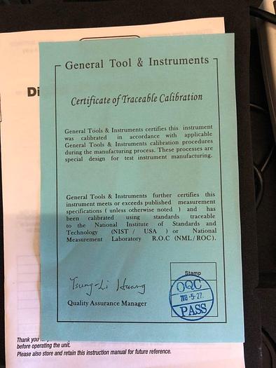 GENERAL UV513AB UV AB DIGITAL LIGHT METER