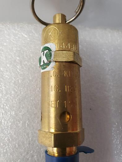 Used FC KINGSTON FIG.112C SAFETY RELIED VALVE