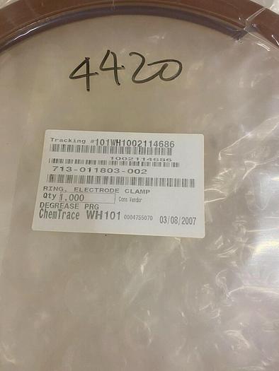 lam research 713-011803-002 ring, electrode clamp