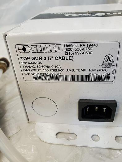 Used SIMCO TOP GUN 3 (7' CABLE) 4005105