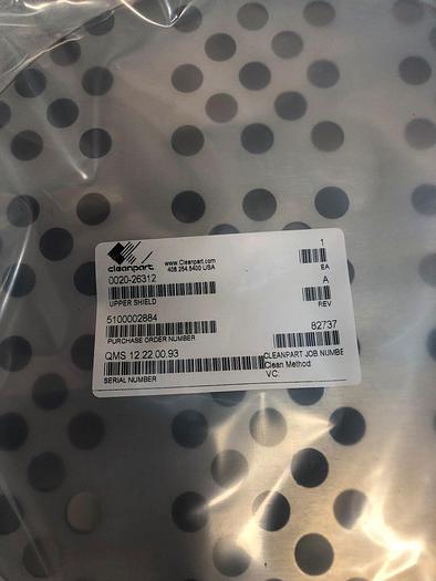 Used AMAT 0020-26312 UPPER SHIELD