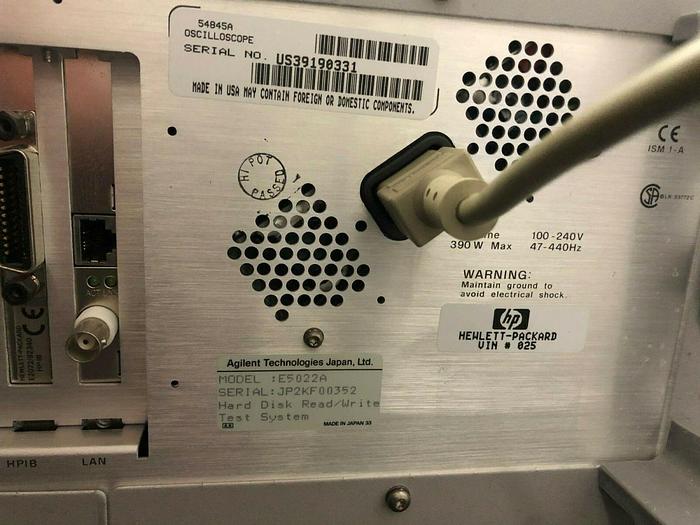 Used HEWLETT PACKARD INFINIIUM 54845A   E5022A 1.5GHz