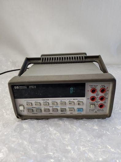 Used HEWLETT PACKARD 34401A MULTIMETER
