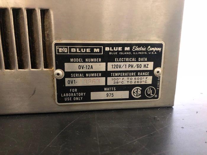 Used BLUE M, OV-12A OVEN