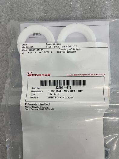EDWARDS 1.25'' BALL VLV SEAL KIT (LOT OF 2)