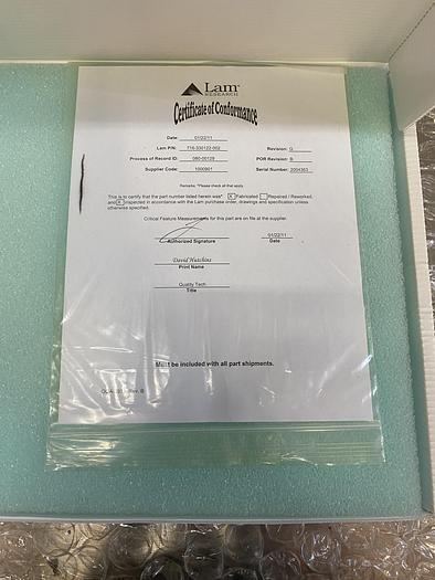 Used LAM RESEARCH 716-330122-002 CLEAN CELL PART