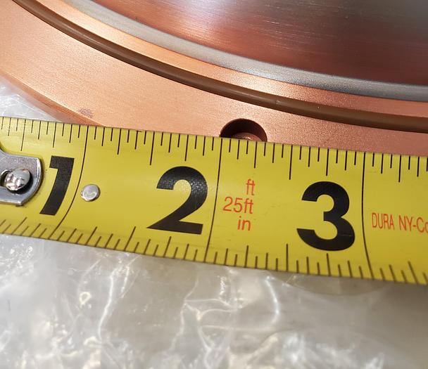 Used AMAT Al/Nd SPUTTERING TARGET 13 INCH DIAMETER .250 INCH THICK