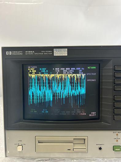 Used HEWLETT PACKARD NETWORK-SPECTRUM ANALYZER 4195A