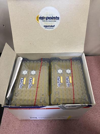 Used 10 x 96 Eppendorf Tips