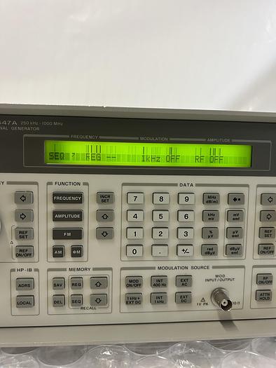 Used HP Agilent Keysight, 8647A