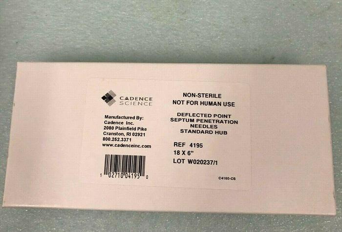 CADENCE SCIENCE 18x6'' 4195 DEFL PT SEPTUM PENETRATE