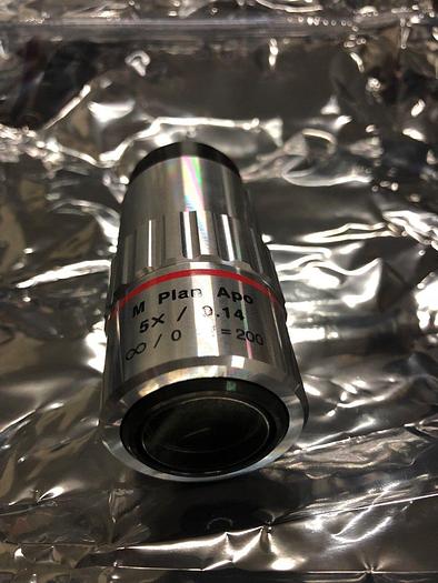 Used MITUTOYO M PLAN APO 5X/.14 F= 200