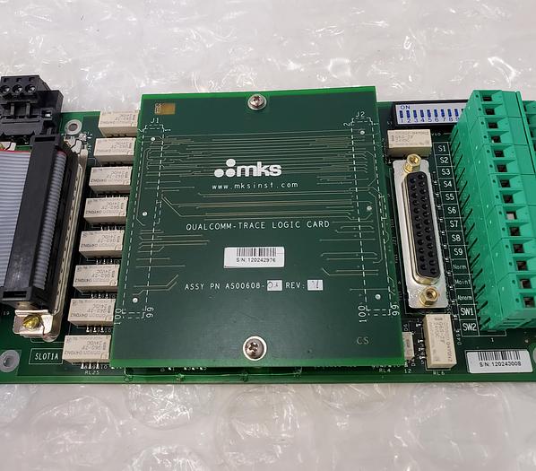Used MKS INSTRUMENTS ADAPTER BOARD TRACE LOGIC CARD
