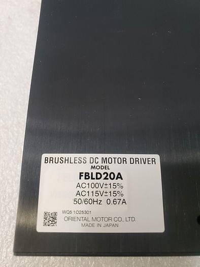 VEXTA BRUSHLESS DC MOTOR DRIVER FBLD20A